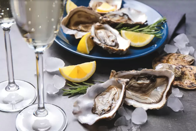 Oesters en bubbels